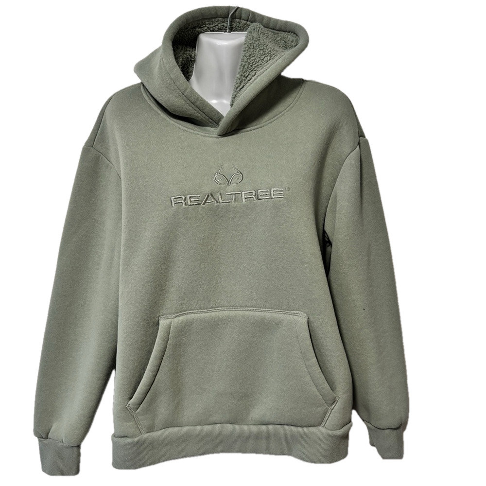 Realtree Women's Sherpa Lined Popover Hoodie size Small